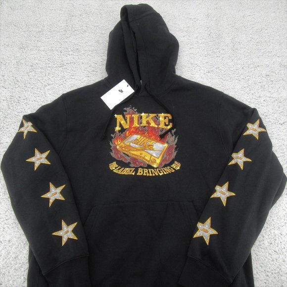 Nike NSW Club 3rd Coast Graphic Basketball Hoodie Men's Size XL NEW - Picture 2 of 15